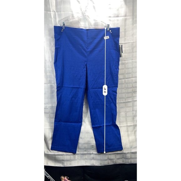 Rafaella Women Comfort Fit Pull On Dress Pants  Size 22W Color Blue - Picture 6 of 14